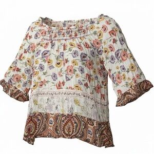Democracy women's floral print blouse